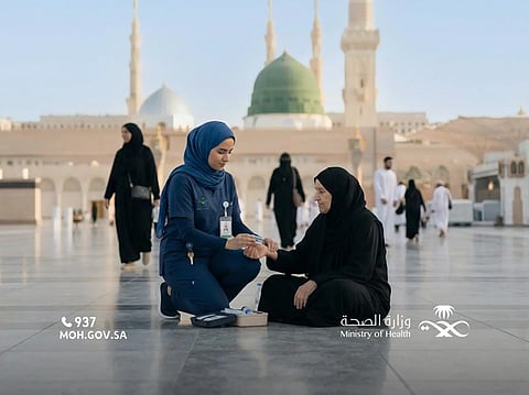 المنظومة الصحية تقدّم أكثر من 70 ألف خدمة صحية لضيوف الرحمن خلال 10 أيام