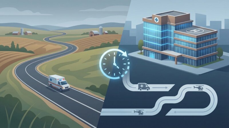 أهمية الاستجابة السريعة: تحدي تأخر الرعاية الطارئة في المناطق الريفية
