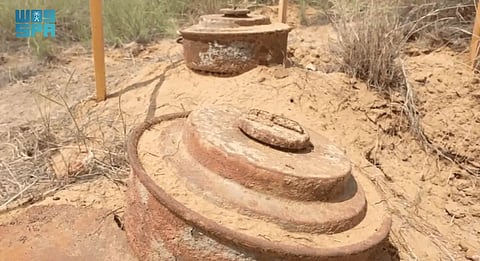 «مسام» ينزع 908 ألغام من الأراضي اليمنية خلال أسبوع