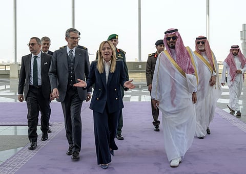 جورجيا ميلوني في جدة: قمة دبلوماسية إيطالية سعودية
