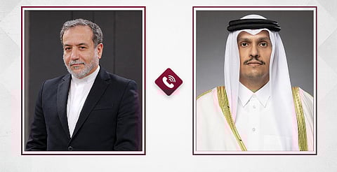 رئيس الوزراء وزير الخارجية القطري يبحث مع «عراقجي» تطورات التصعيد الراهن