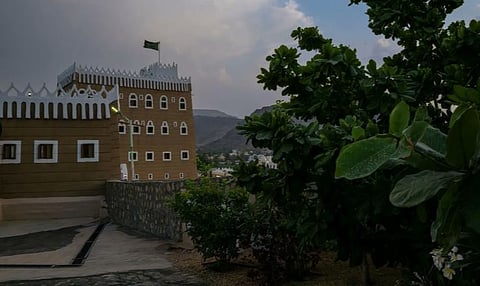 أجمل الإطلالات من قصر العان في نجران على وادي نجران