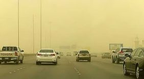 نشاط الغبار في السعودية: 37 حالة في يوم واحد فقط