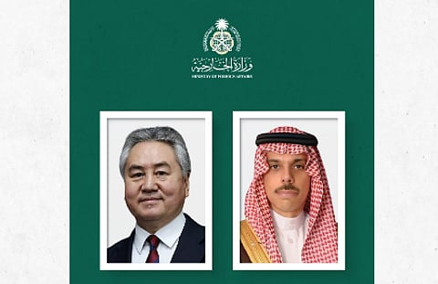 «بن فرحان» يبحث مستجدات الأحداث في المنطقة مع وزير خارجية قرغيزستان