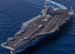 معهد بحري أمريكي: حاملة الطائرات بوش ستنضم إلى حصار إيران