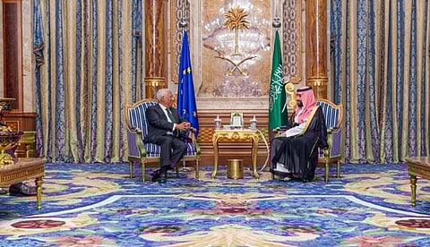 ولي العهد ورئيس المجلس الأوروبي يستعرضان مستجدات الأوضاع الراهنة في المنطقة