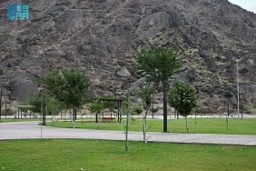 تجربة الاسترخاء في متنزه الصفا نجران بين الأشجار والشلالات