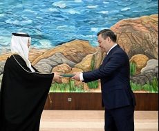 مراسم استقبال السفير السعودي في قيرغيزستان بجمهورية قيرغيزستان