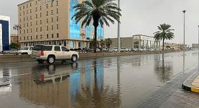 خريطة الأمطار والسيول ضمن حالة الطقس في السعودية اليوم