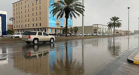 خريطة الأمطار والسيول ضمن حالة الطقس في السعودية اليوم