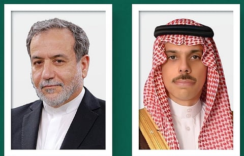 «عراقجي» يطلع  الأمير فيصل بن فرحان على جهود إنهاء الحرب وتطورات وقف إطلاق النار