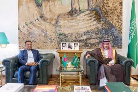 رسالة لولي العهد السعودي تبحث الملفات المشتركة مع بنغلاديش